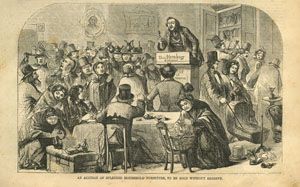 &ldquo;An Auction of Splendid Household Furniture, to Be Sold without Reserve,&rdquo; Harper&rsquo;s Weekly, April 3, 1858.
